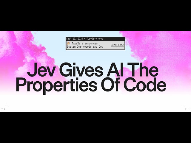 how Jev actually works - docs speedrun