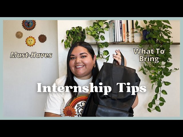 Internship Tips for Counselors In Grad School | Must-Haves + What To Bring With You