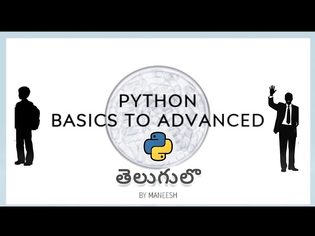 Introduction to python course | python for beginners (english+telugu) | simple and easy explanation 