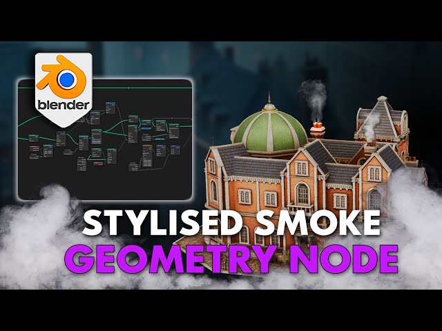 Blender 4 3DT Smoke Generator Geometry Node
