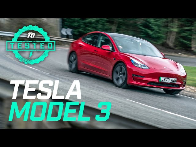 Tesla Model 3 2021 Review: 0-60mph, ride, handling, user guide & Tesla Autopilot | Top Gear Tested