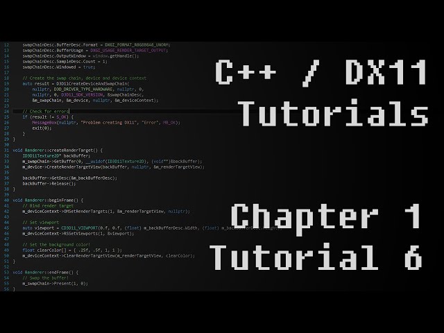 C++ / DirectX11 Tutorials - S01E06 - Containers