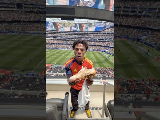 RONALDO GAVE ME HIS BOOTS