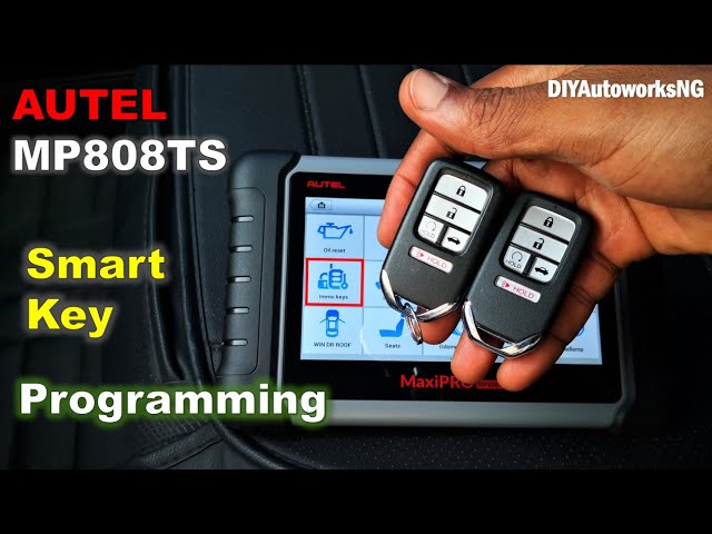 How to PROGRAM Honda Keys / How to add a new KEYLESS ACCESS FOB on HONDA / Autel Scanner MP808TS