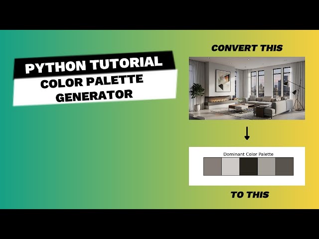 Python K-Means to Extract Dominant Image Colors (Tutorial)