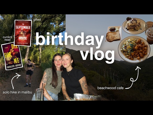 VLOG: turning 27, solo hike, doing things that make me happy, & a birthday haul 🎂
