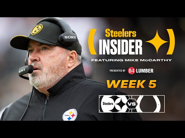 Steelers Insider featuring Mike McCarthy: Week 5 vs Colts | Pittsburgh Steelers