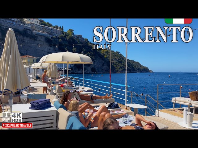 Sorrento Italy 4K | Amalfi Coast Paradise Beach Walk & Corso Italia Tour