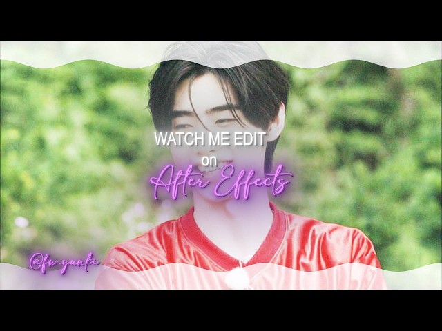 Watch me edit (making cc's) on After Effects