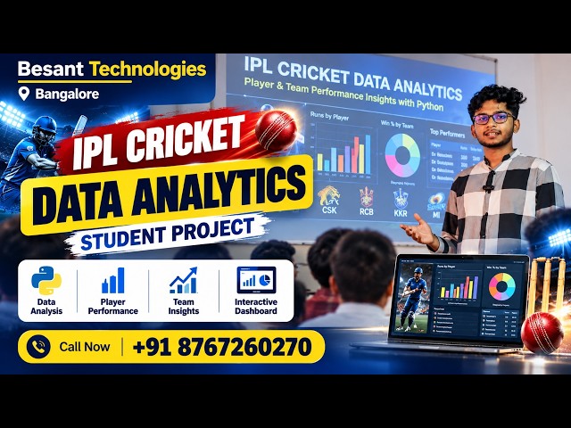 IPL Cricket Data Analytics Project | Data Analytics Course in Bangalore