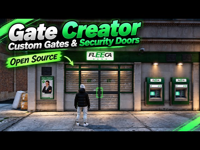 FiveM Create Custom Gates & Security Doors | Open Source