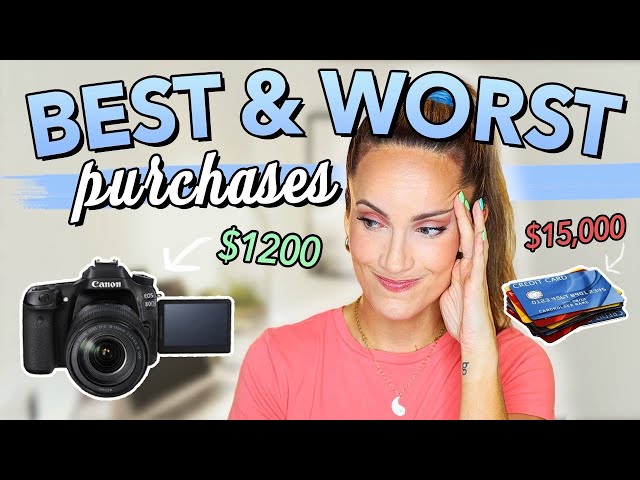 Best & Worst Purchases I made in my 20's 💸 (money advice I wish I knew...)