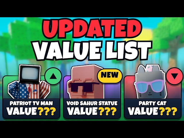 *Updated* Value List | Slop Tower Defense