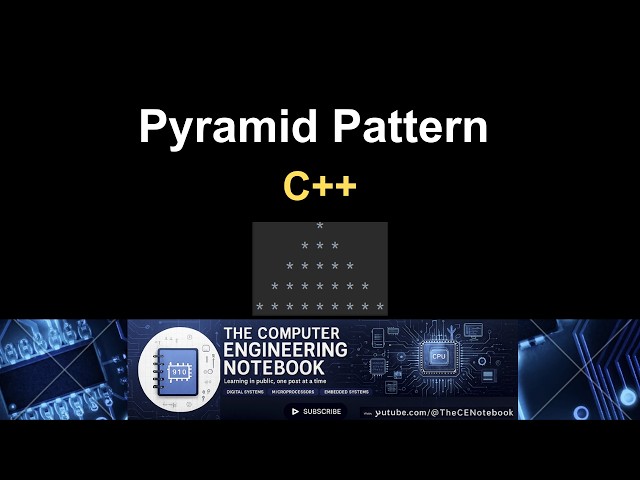How to Print an Equilateral (Pyramid) Pattern in C++ | Step-by-Step Logic Explained