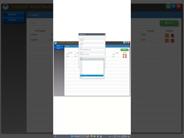 JAVAFX CRUD with Source code #shorts #javaprogramming  #javafxtutorial #javatutorial