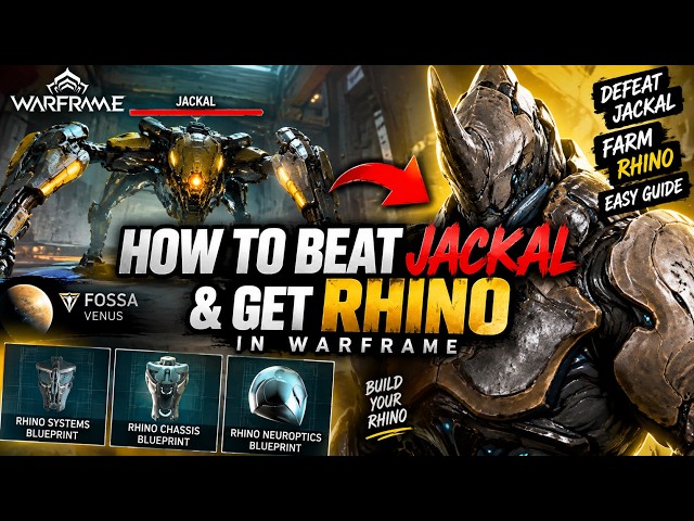 How To Beat Jackal & Get Rhino in Warframe
