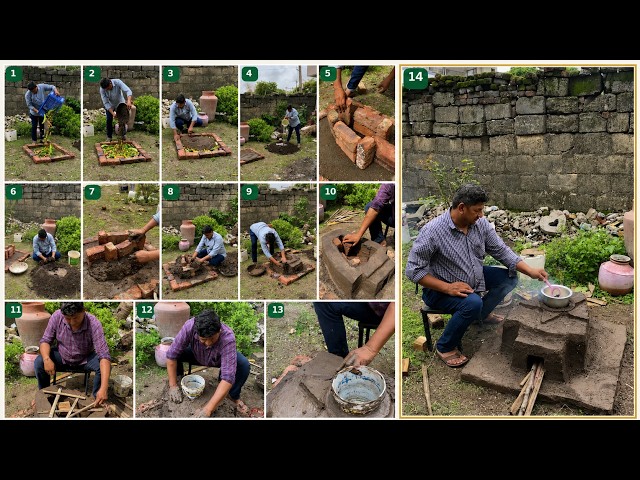 Backyard Cooking Upgrade: Building a Traditional Clay Stove From Scratch
