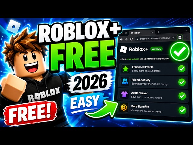 How to Get Roblox Plus Free in 2026 ✅ Easy Tutorial
