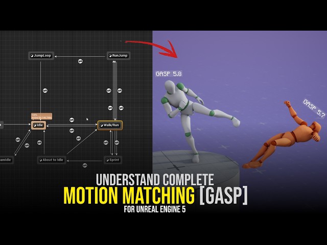 Complete Motion Matching (GASP) Explained (5.4 to 5.8) for Unreal Engine 5!