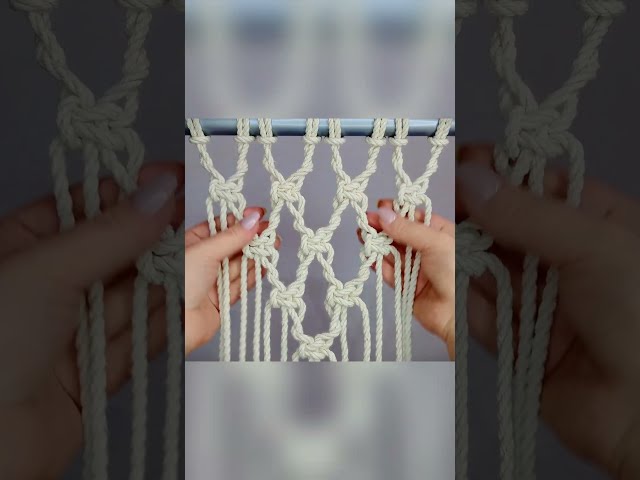 #macrametutorial #macrameknots #squareknot #diy #handmade #crafttutorial #fabric #solidpiece #panel