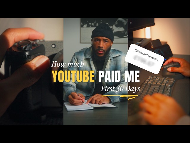 How Much YouTube Paid Me (My First 30 Days of Monetization)