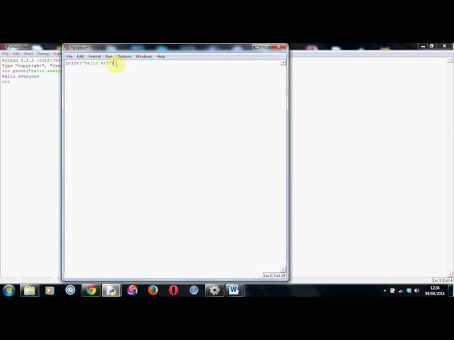 Getting started with Python