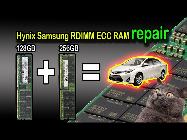 Repair DDR5 RDIMM ECC registered server memory DIMM from Hynix and Samsung 128GB 256GB