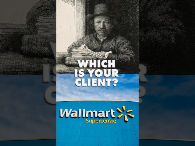 Not every project is a masterpiece…sometimes you’re working with Walmarts, not Rembrandts.