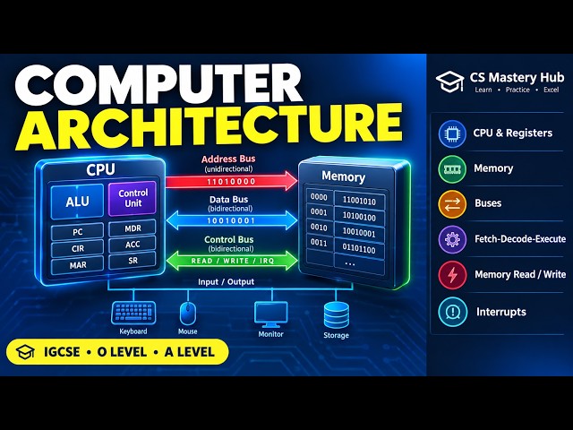 Computer Architecture & Von Neumann Architecture | IGCSE, O Level & A Level Computer Science