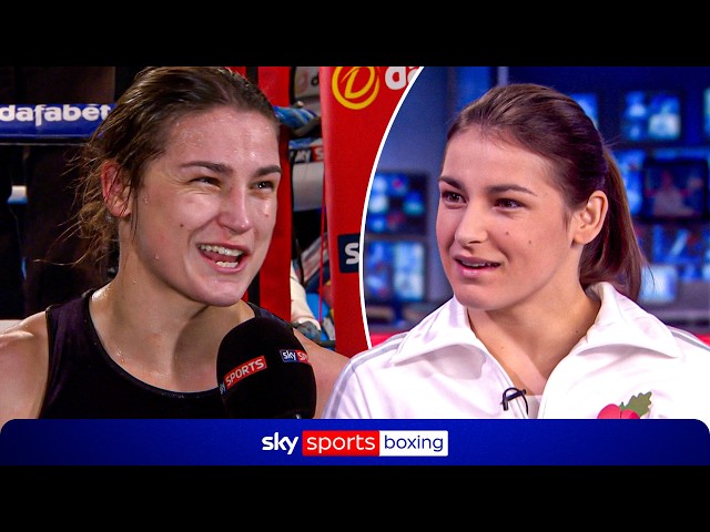 Katie Taylor's FIRST Sky Sports interview as an amateur & pro 💚