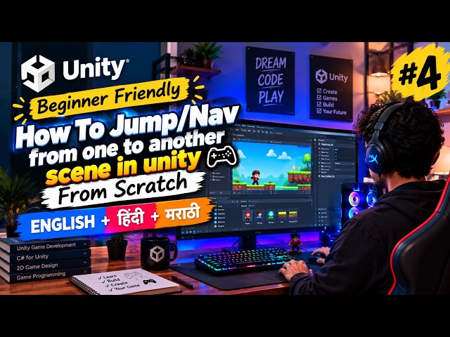 How to Jump/Navigate from one scene to another in Unity