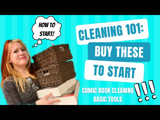 COMIC BOOK CLEANING - TOOLS TO START | COMIC CLEANING AND PRESSING 101