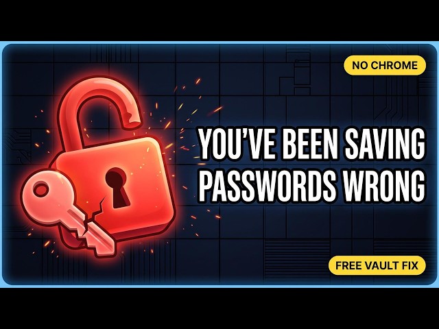 I Stopped Saving Passwords in Chrome | This Free Manager Is Safer