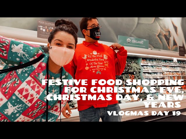 Food Shopping For Christmas Dinner | VLOGMS DAY 19