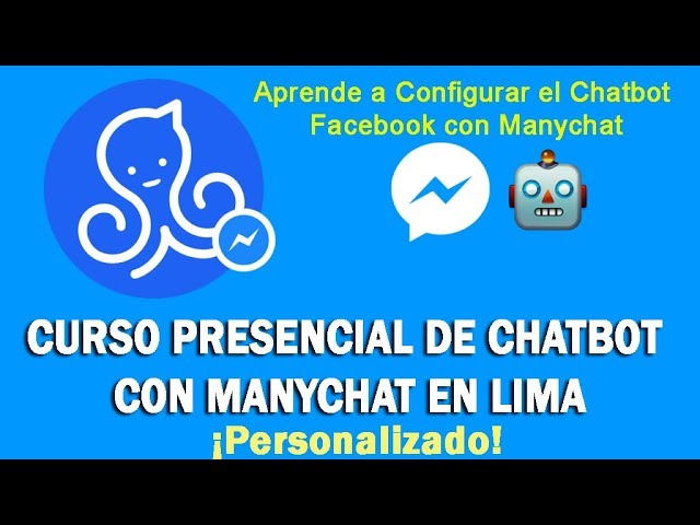 In-person Chatbot Course with Manychat: Learn how to configure your bot and sell more.