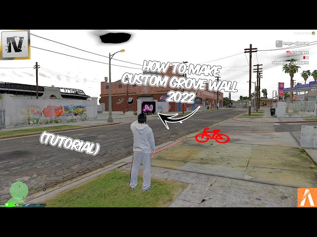 How to make custom grove wall for FiveM server in 2022 | Links provided in description |