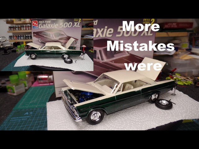 1965 Ford Galaxie 500  XL AMT 1:25 Scale Model Car Kit Build
