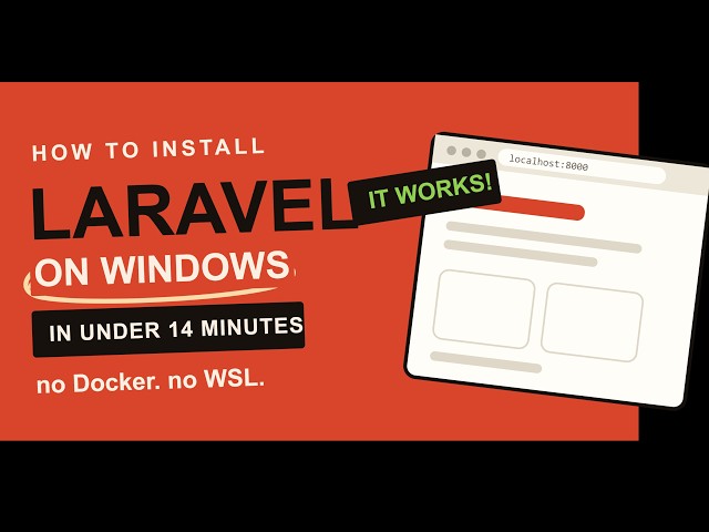 Install Laravel on Windows — Full Setup with WampServer (2026)
