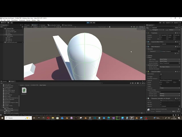 Unity 3d Tutorial C# - Character view system
