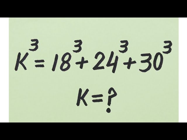 Only a genius can solve this algebra equation | k=? | Math olympiad mathematics 