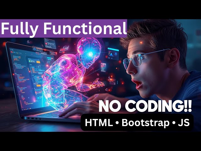I Built a Fully Functional Website Using AI (No Coding 🤯)
