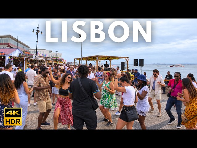 LISBON Walking Tour 🇵🇹 This Is Why I Love Walking by the River | 4K HDR