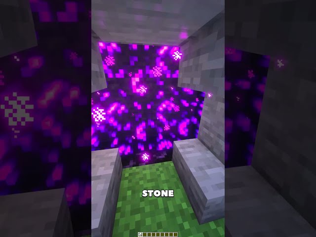 making a secret creeper portal in minecraft