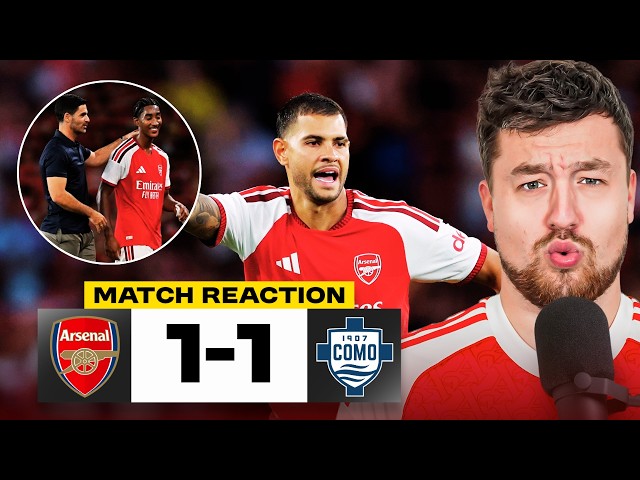 Marli Salmon SHINES! Bruno G - FIRST LOOK! Odegaard is BACK? Arsenal 1-1 Como | Match Reaction