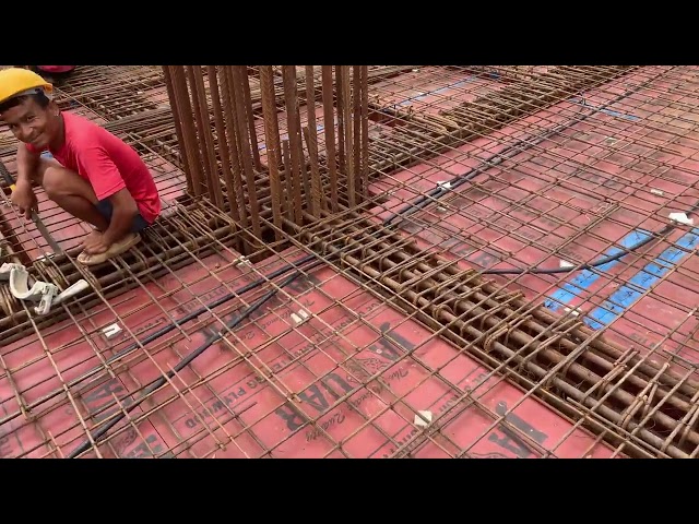 Bottom cut piece bar Arrangement | slab bar reinforcement |#reinforcement #slab #beam 