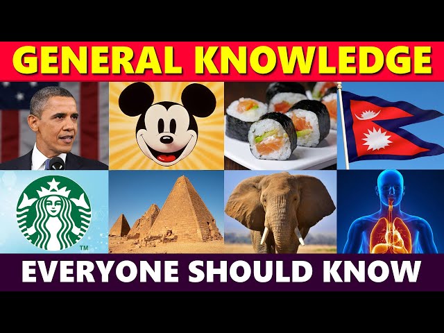 General Knowledge Trivia Quiz | 101 Questions Only Smart People Get Right! 🧠🤓