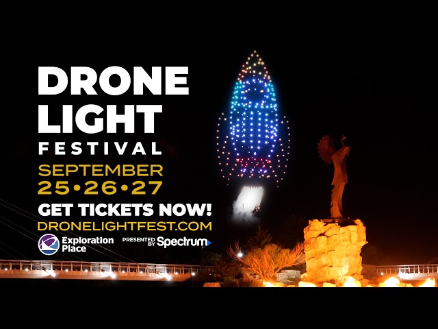 The Drone Light Festival returns to Wichita in 2026 with PYRO DRONES