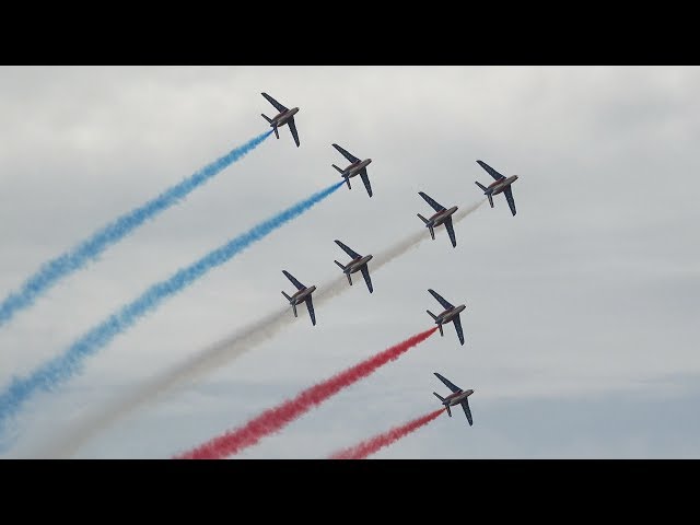 4Kᵁᴴᴰ PAF - Patrouille de France at Paris Air Show 2019