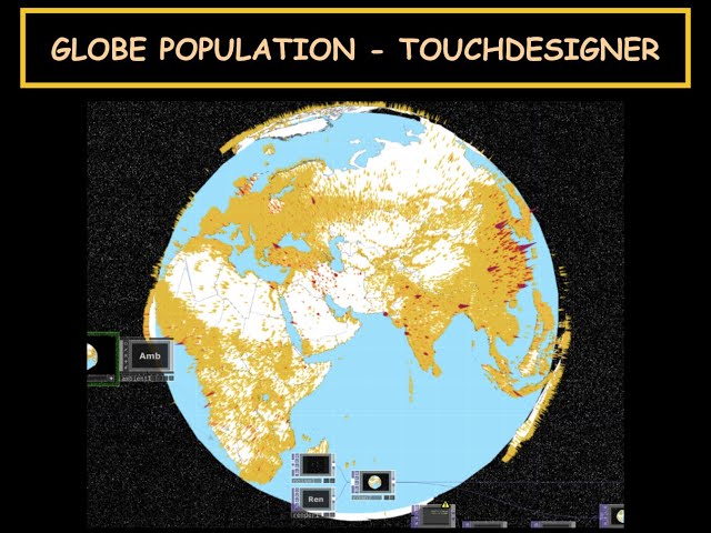 Globe Population Map with TouchDesigner - Data visualization tutorial
