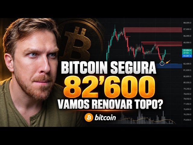 BITCOIN SEGURA $82K! VAMOS RENOVAR TOPO?
